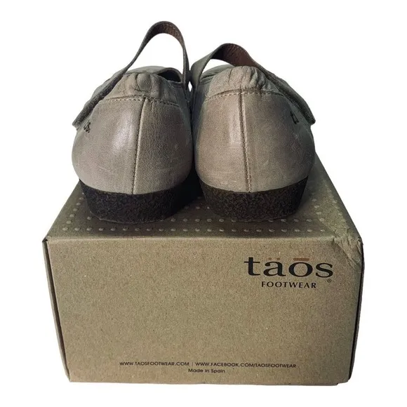 Taos Unstep Sand Leather Mary Jane Shoes Womens Size 8-8.5 Worn Twice $149