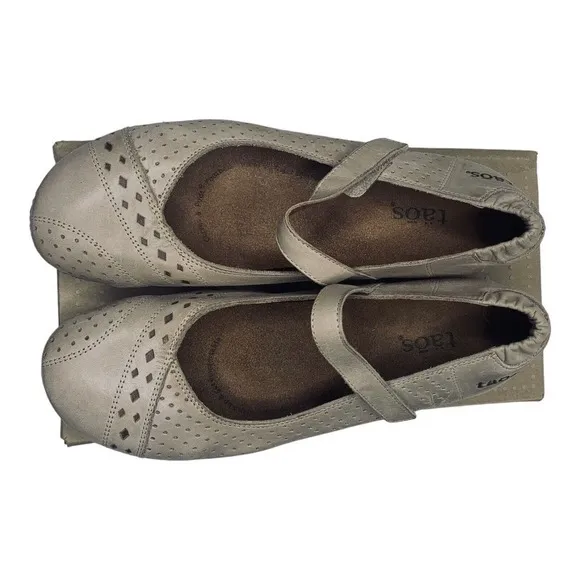 Taos Unstep Sand Leather Mary Jane Shoes Womens Size 8-8.5 Worn Twice $149