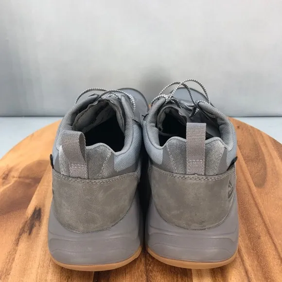 Teva Geotrecca Low RP Hiking Shoes Mens 12 Gray Leather Outdoor Trail Lace Up‎