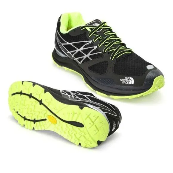 The North Face Ultra Cardiac Trail Running Men's TNF Black/Dayglo Yellow, 10.5