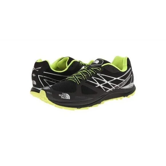 The North Face Ultra Cardiac Trail Running Men's TNF Black/Dayglo Yellow, 10.5