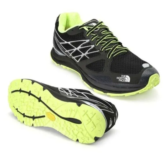 The North Face Ultra Cardiac Trail Running Men's TNF Black/Dayglo Yellow, 10.5