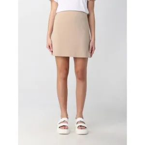 Theory ALine Mini Skirt Women Beige