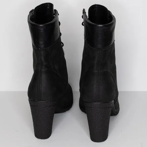 Timberland Boots Glancy Earthkeepers Grunge Punk Goth Minimalist Black 8.5 AR