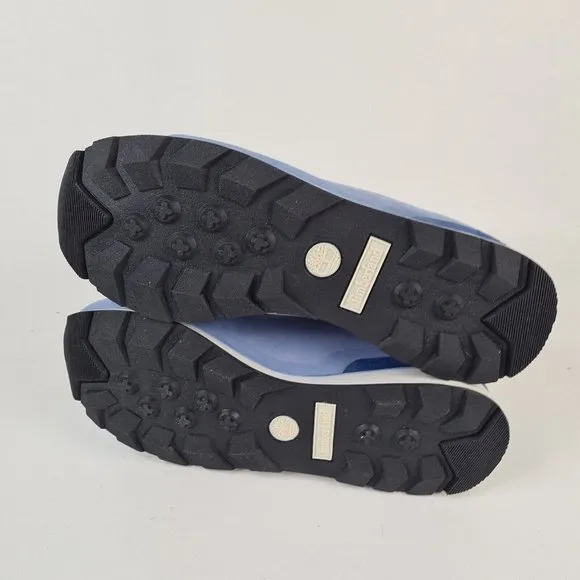 Timberland Metro Slim Boy Shoes Casual Sneakers Leather Blue Size 6 New