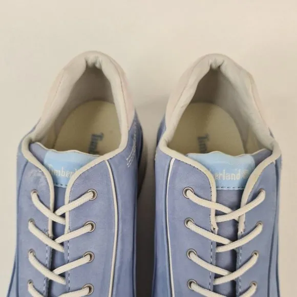 Timberland Metro Slim Boy Shoes Casual Sneakers Leather Blue Size 6 New