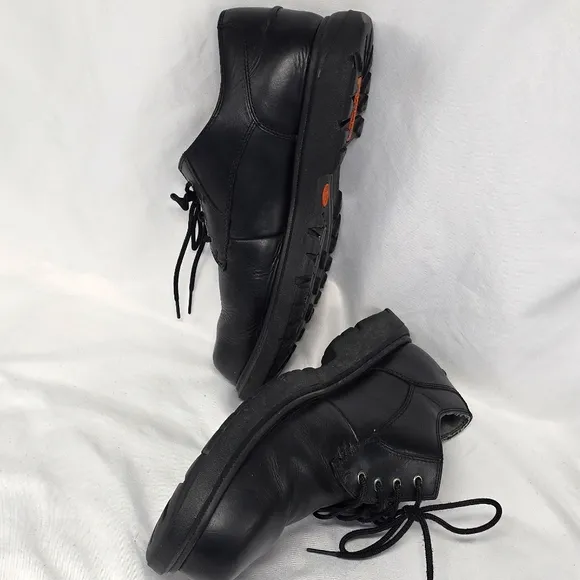 Timberland Montgomery Bay Black Leather Oxfords 61020 Waterproof Mens 10.5 Guc