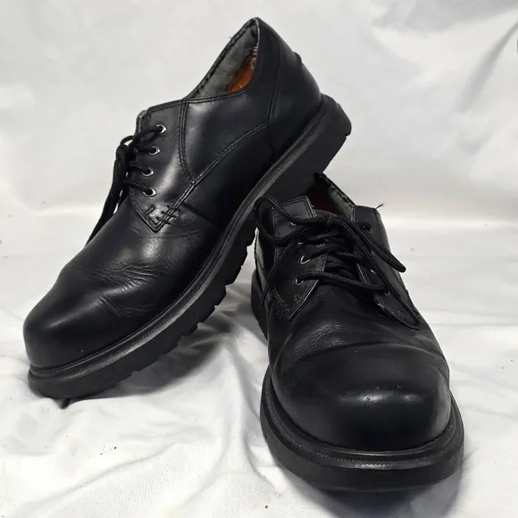 Timberland Montgomery Bay Black Leather Oxfords 61020 Waterproof Mens 10.5 Guc