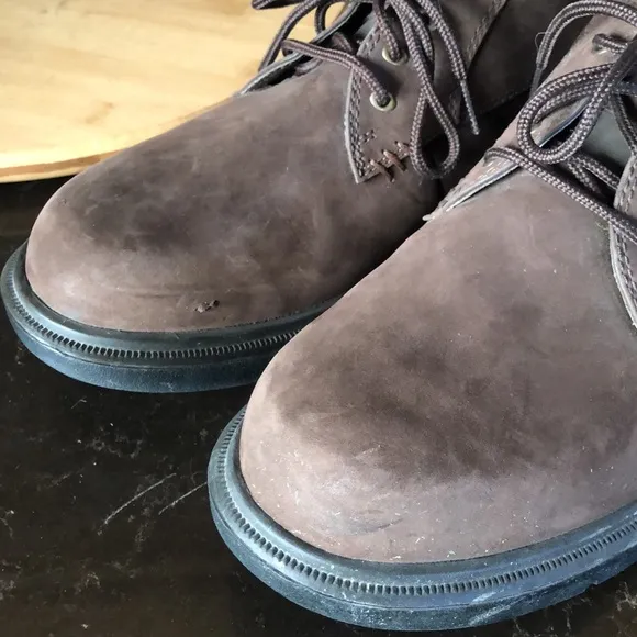 Timberland waterproof Montgomery PTO suede brown shoes men's size 10.5