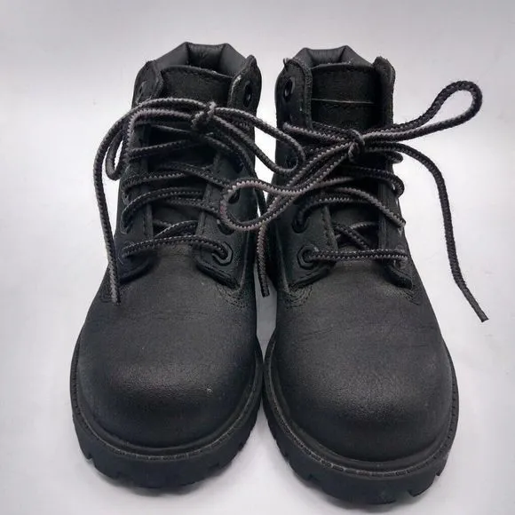 𝅺Timberland Waterproof Toddle Black Boots size 8.5-