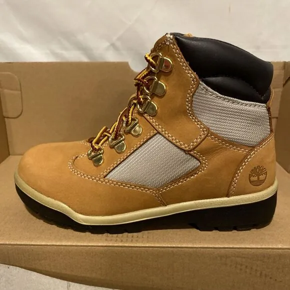Timberland Youth 6-Inch  Field Boot Wheat Nubuck Size 2Y‎ Brand New In Box