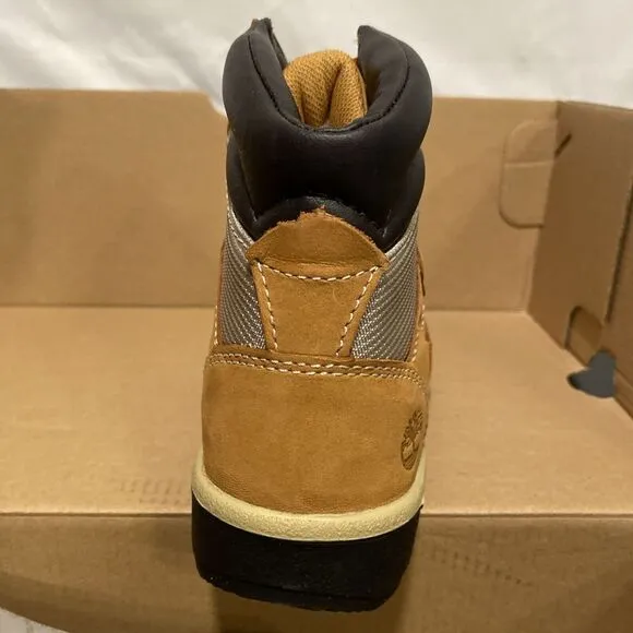 Timberland Youth 6-Inch  Field Boot Wheat Nubuck Size 2Y‎ Brand New In Box