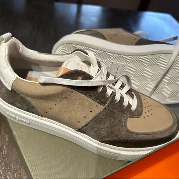 Todd Snyder Brown and Tan Retro Sneakers