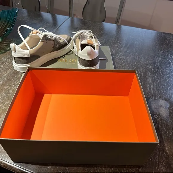 Todd Snyder Brown and Tan Retro Sneakers
