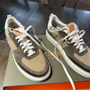 Todd Snyder Brown and Tan Retro Sneakers