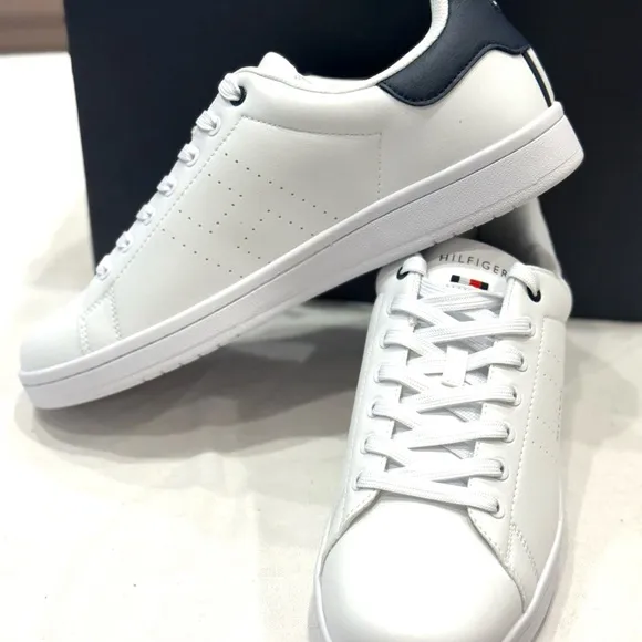 TOMMY HILFIGER LISTON MEN'S SHOES COLOR WHITE MULTI