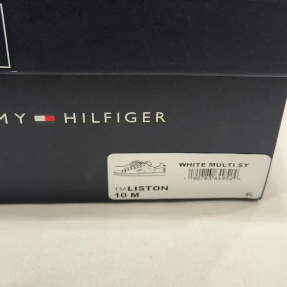 TOMMY HILFIGER LISTON MEN'S SHOES COLOR WHITE MULTI