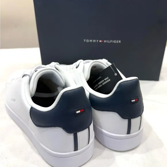 TOMMY HILFIGER LISTON MEN'S SHOES COLOR WHITE MULTI