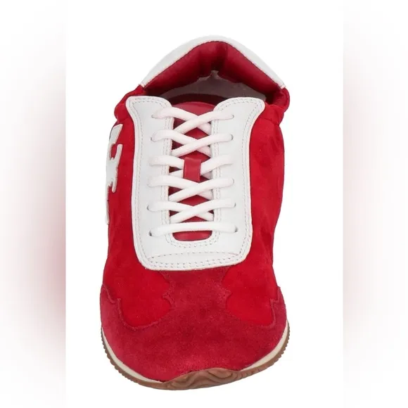 Tory Burch Red Suede Women’s Sneakers
