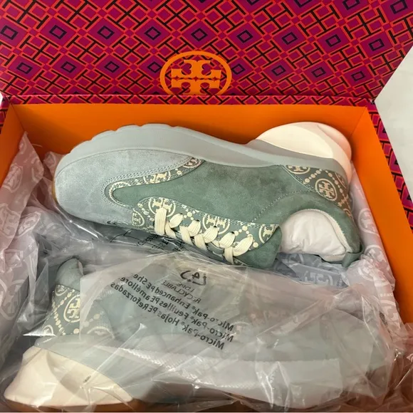 Tory Burch Women's Green Sneakers