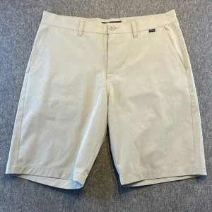 Travis Matthew Shorts Adult 34 Beige Chino Golf Performance Outdoors Mens