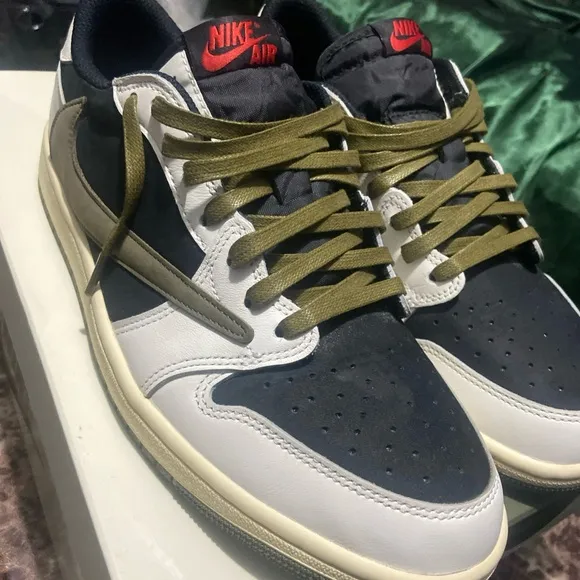 Travis Scott X Air Jordan 1 Retro Low OG SP PS 'Olive'