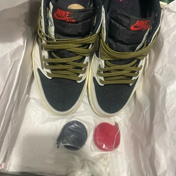 Travis Scott X Air Jordan 1 Retro Low OG SP PS 'Olive'