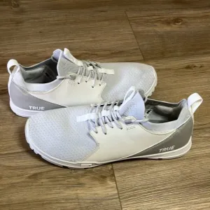 TRUE Linkswear OG Feel White and Gray Golf Shoes 13