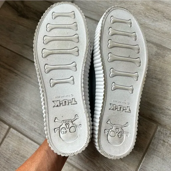 T.U.K. Suede EZC Shoes Creeper Sneakers Grey
