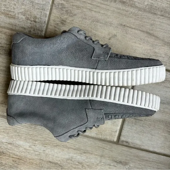 T.U.K. Suede EZC Shoes Creeper Sneakers Grey