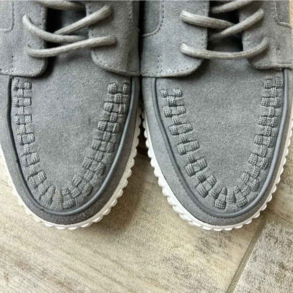 T.U.K. Suede EZC Shoes Creeper Sneakers Grey