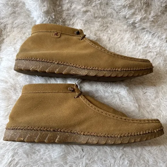 Twisted X Casual Boots Mens 10.5 Zero-X Chukka Driving Moc Tan MZX0002