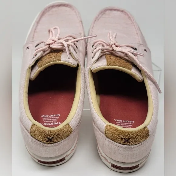 Twisted X Casual Shoes Women’s Kicks Lace Round Toe Pink WCA0053 Size 11