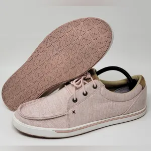 Twisted X Casual Shoes Women’s Kicks Lace Round Toe Pink WCA0053 Size 11