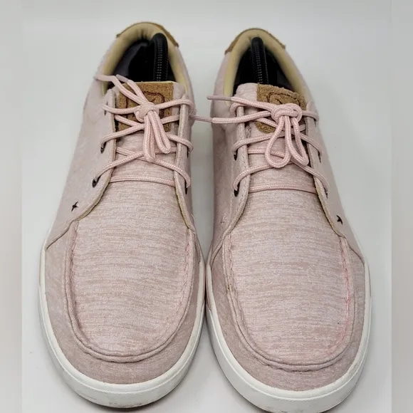 Twisted X Casual Shoes Women’s Kicks Lace Round Toe Pink WCA0053 Size 11