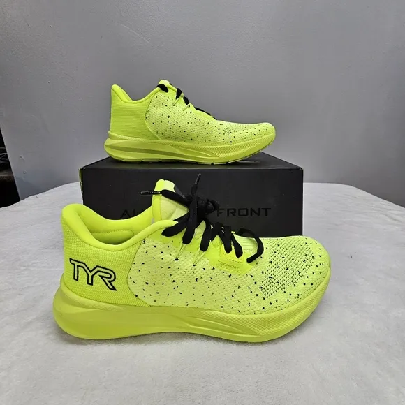 TYR TECHKNIT Neon Running Training Shoes Sneakers UNISEX Sz Mens 5.5 Wom…