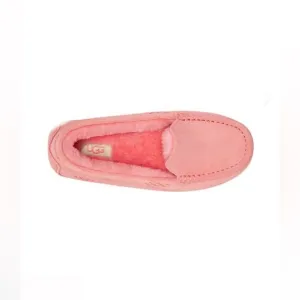 UGG Australia ‘Ansley’ Pink Blossom Water-Resistant Suede Slipper Shoes