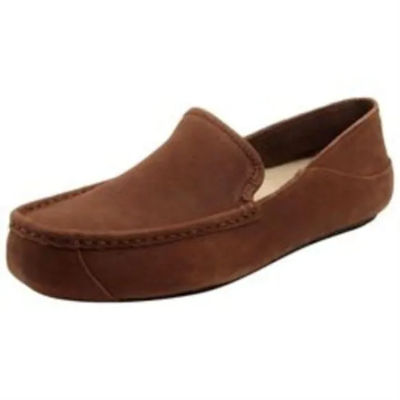 UGG Australia Hunley 1006477 Men's Moccasin Stout Brown Casual Shoes UGG121