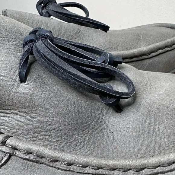 UGG Australia Men’s Chester Metal Gray Casual Loafer shoes 1004247 Size 13