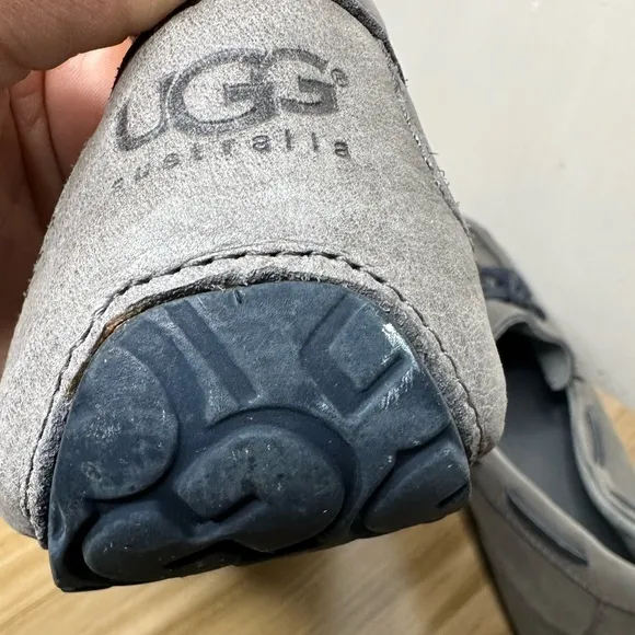 UGG Australia Men’s Chester Metal Gray Casual Loafer shoes 1004247 Size 13