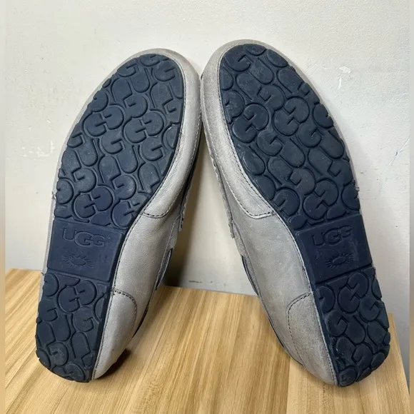 UGG Australia Men’s Chester Metal Gray Casual Loafer shoes 1004247 Size 13
