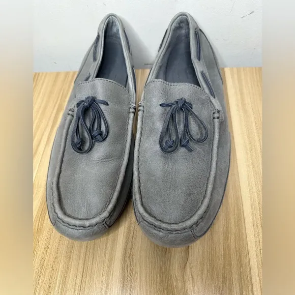 UGG Australia Men’s Chester Metal Gray Casual Loafer shoes 1004247 Size 13