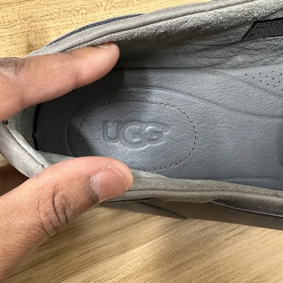 UGG Australia Men’s Chester Metal Gray Casual Loafer shoes 1004247 Size 13