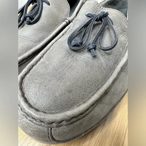 UGG Australia Men’s Chester Metal Gray Casual Loafer shoes 1004247 Size 13