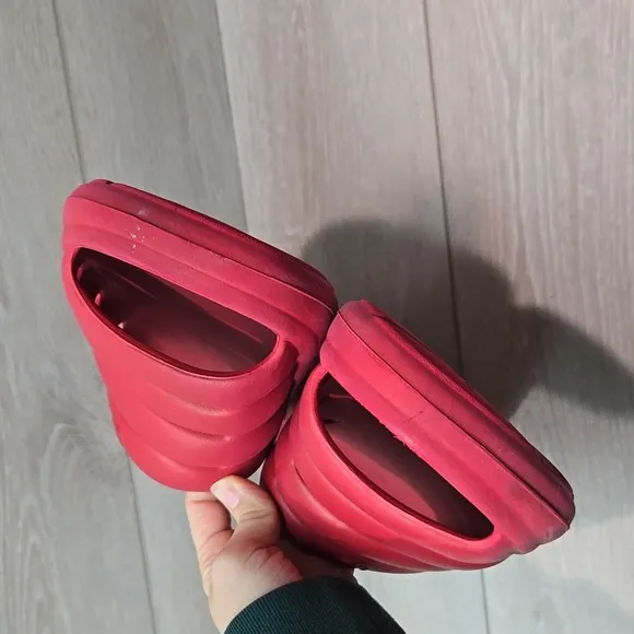 Ugg Mens Platform Sport Samba red Outdoor Open Toe Sandals shoes sz 11