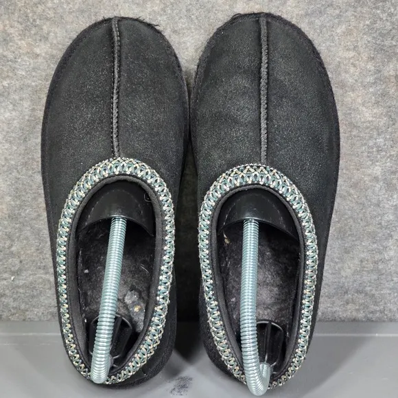 UGG Tasman Suede Slippers Mules Comfort Slides Casual Shoes Women's 5.5 Black