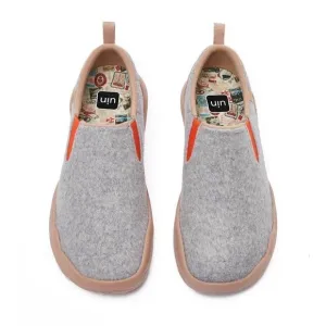 UIN Men's Walking Shoes Lightweight Comfort (Cuenca Light Grey Wool)New No Box