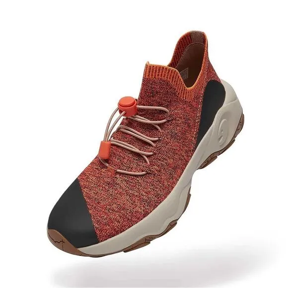 UIN Women's Walking Shoes Outdoor Non-Slip Comfort Sneaker(Burnt Orange)No Box