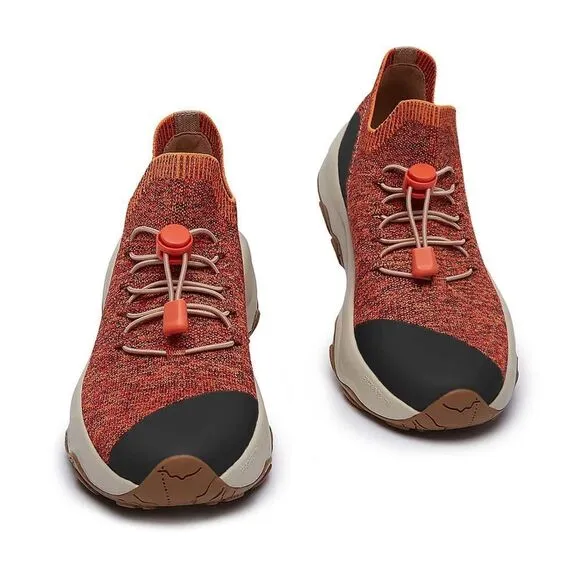 UIN Women's Walking Shoes Outdoor Non-Slip Comfort Sneaker(Burnt Orange)No Box