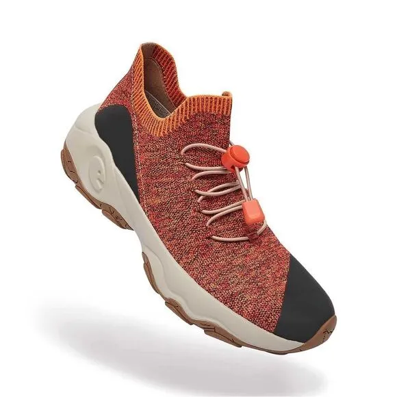 UIN Women's Walking Shoes Outdoor Non-Slip Comfort Sneaker(Burnt Orange)No Box